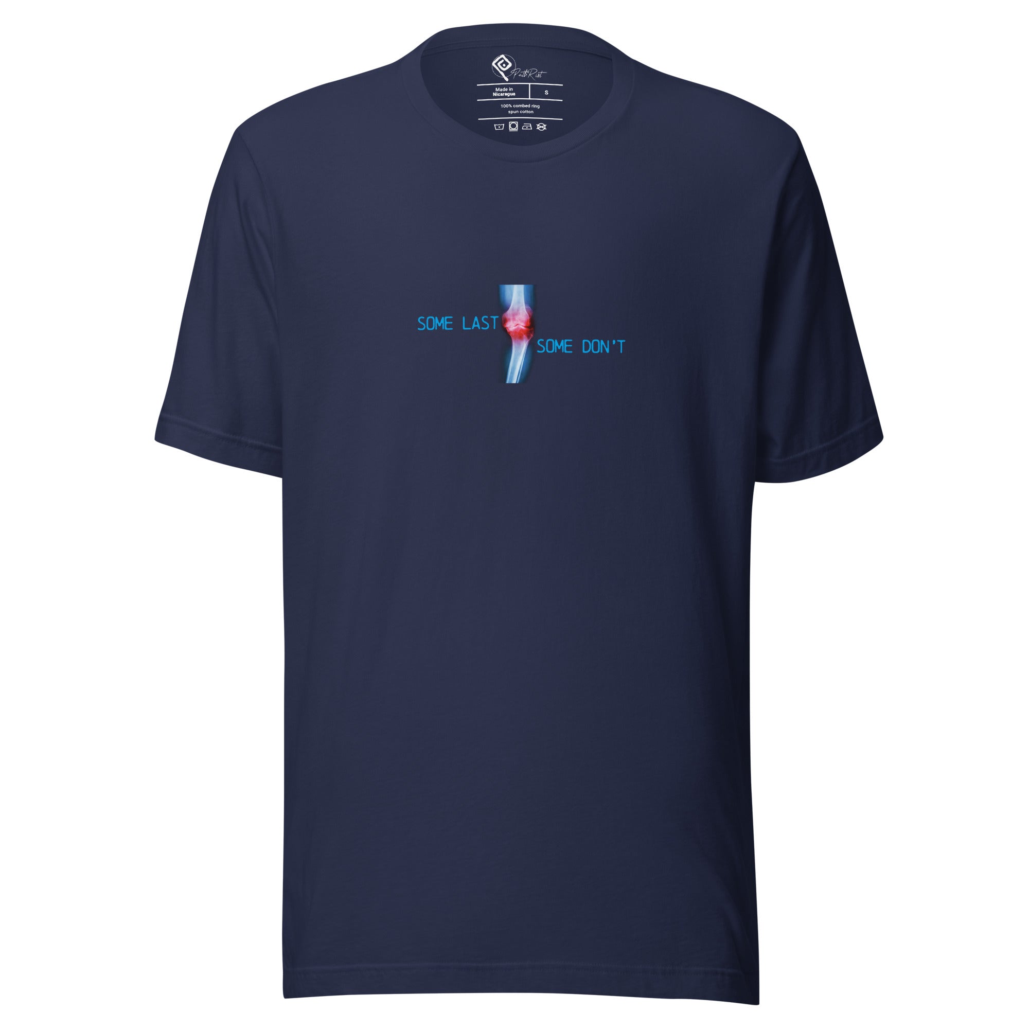 T-shirt unisex blu navy "Paolino" della collezione Rebel Path