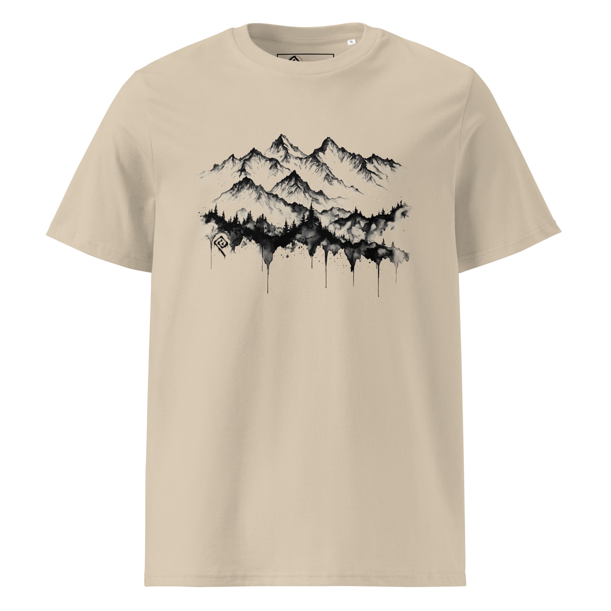 T-shirt unisex sabbia "Silent Horizon" della collezione Core Path